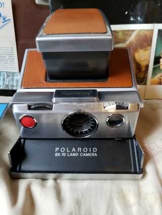 Vintage Polaroid SX - 70 Land Camera & complete kit ALMOST 2