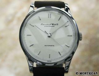 Iwc International Watch Co Cal 853 Rare Men Auto 35mm Swiss Made Watch Al188