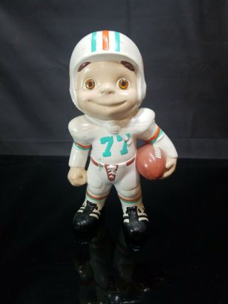 Atlantic Mold Hollow Statue Football Player Miami Dolphins 77 1976