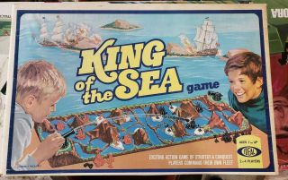 Nos Vintage Ideal 1975 King Of The Sea Game Never Opened