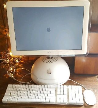 Vintage Apple Imac All In One Computer Powerpc G4 1 Ghz