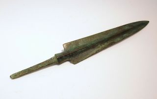 Ancient Roman bronze arrowhead 3 5