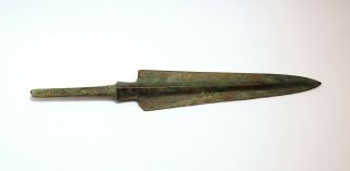 Ancient Roman bronze arrowhead 3 6