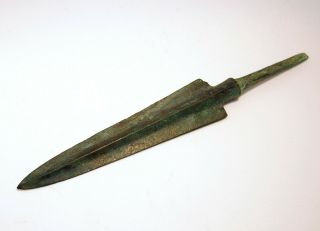 Ancient Roman bronze arrowhead 3 7