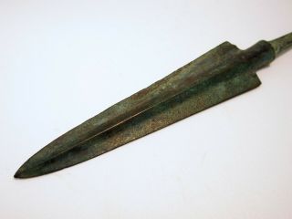Ancient Roman bronze arrowhead 3 8