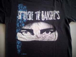 Vintage Siouxsie And The Banshees Summer Tour 1984 Sm//med Black T - Shirt Usa