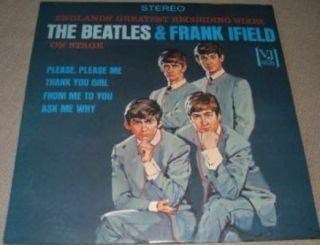 The Beatles And Frank Ifield Rare Vinyl Lp Vee Jay Records Black Label Vjlp 1085