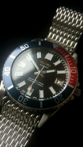 Vintage Seiko SUBMARINER SCUBA Divers watch automatic 7s26 0050 62MAS dial MOD 11