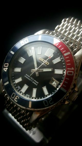 Vintage Seiko SUBMARINER SCUBA Divers watch automatic 7s26 0050 62MAS dial MOD 12