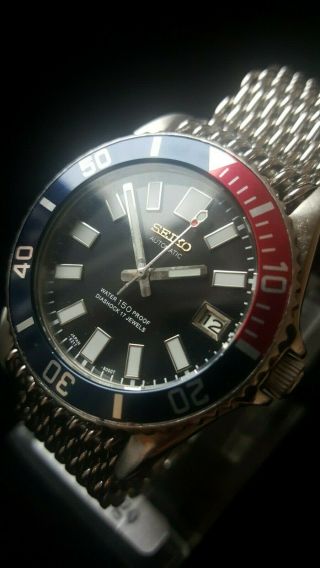 Vintage Seiko SUBMARINER SCUBA Divers watch automatic 7s26 0050 62MAS dial MOD 3