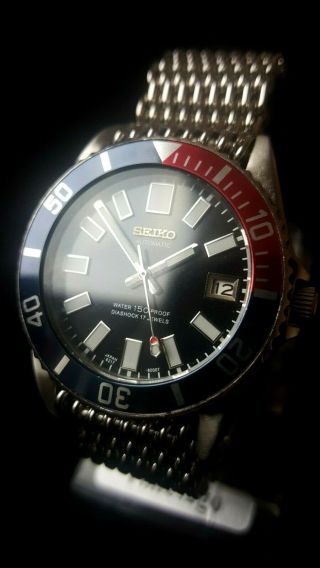Vintage Seiko SUBMARINER SCUBA Divers watch automatic 7s26 0050 62MAS dial MOD 4