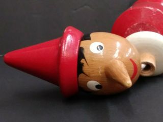 Vintage Wooden Pinocchio Doll Made In Italy 20 " Tall