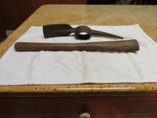 Vintage Ww 2 Us Plum 1942 Pick Axe Entrenching Tool