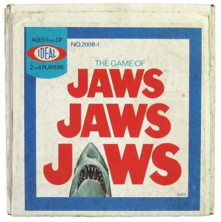 Vintage Ideal Game of JAWS Great White Shark Complete w/Instructions & Box 10