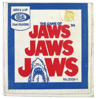 Vintage Ideal Game of JAWS Great White Shark Complete w/Instructions & Box 11