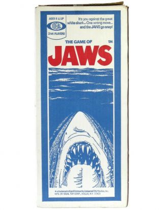 Vintage Ideal Game of JAWS Great White Shark Complete w/Instructions & Box 7