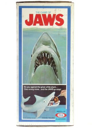 Vintage Ideal Game of JAWS Great White Shark Complete w/Instructions & Box 8