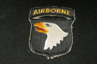 Wwii Us Army 101st Airborne / Flying Eagle Patch Blue Light No Glow