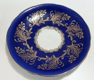 Royal Stafford cobalt blue and gold tea set,  cup and saucer,  England bone china 2