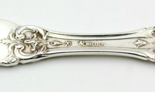 9 REED & BARTON STERLING SILVER FLAT HANDLE BUTTER KNIFE FRANCIS I OLD MARK 5388 6