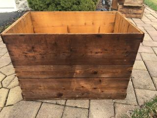 Vintage Large Wooden Shredded Whole Wheat Crate Lancaster PA Niagara Ny 6
