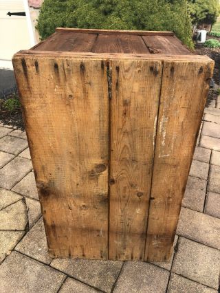 Vintage Large Wooden Shredded Whole Wheat Crate Lancaster PA Niagara Ny 8