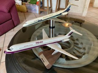Vintage 2 Pacmin 1/100 Models Md80 Mcdonnell Douglas Old/new House Livery
