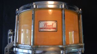 Pearl 6.  5 X 14 Maple - Floating Snare Drum Vintage Early 80 