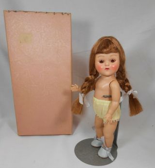 Vintage Vogue 1950 ' s Strung (non - walker) GINNY Doll - NM 2