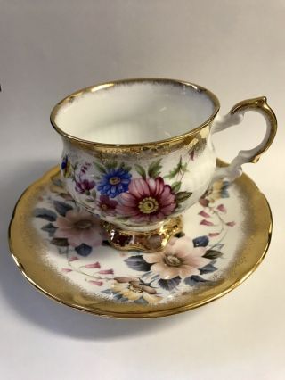 Elizabethan Fine Bone China Cup And Saucer Pair