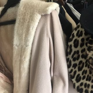 Vintage Blonde Mink Fur lining Stroller Coat 42 Tan Coat 3
