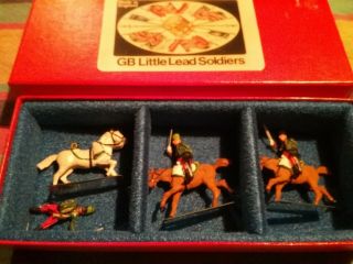 Gb Little Lead Soldiers - - Nf5 - - 7th Hussars Mounted - - - - L@@k