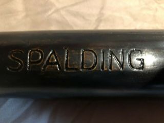 Vintage 1909 - 22 Spalding 40 Ounce 33 " Antique Dark Finish Baseball Bat