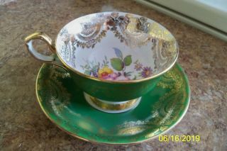 Vintage Collingwood England Bone China Tea Cup And Saucer