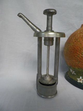 Old Vintage Ward ' s Orange Crush Syrup Soda Fountain Dispenser w/Pump 9