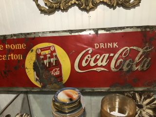 Rare Large Vintage 1938 Coca Cola Soda Pop Bottle 54 