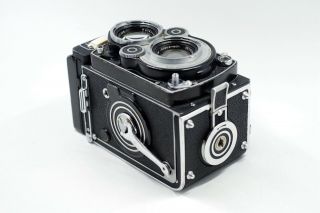 Rare EXC ROLLEI ROLLEIFLEX 3.  5F White Face Camera w/ Schneider Xenotar 75mm f3.  5 7