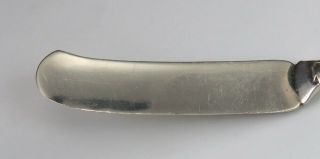 Rare Pair Tiffany & Co Sterling Silver Chrysanthemum Pate Knives M Mono (2/6) 8