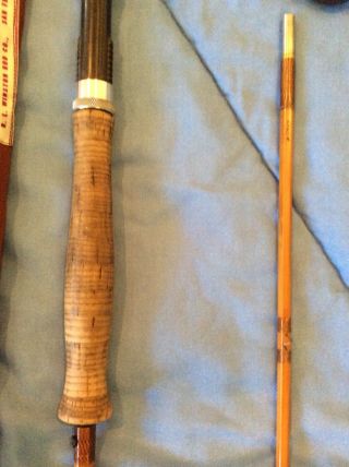 Vintage Winston bamboo fly rod 9 ' 2 pc 5 3/8oz 5953 12