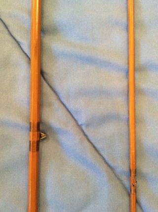 Vintage Winston bamboo fly rod 9 ' 2 pc 5 3/8oz 5953 5