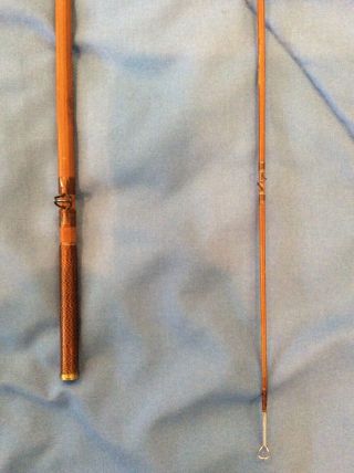 Vintage Winston bamboo fly rod 9 ' 2 pc 5 3/8oz 5953 9