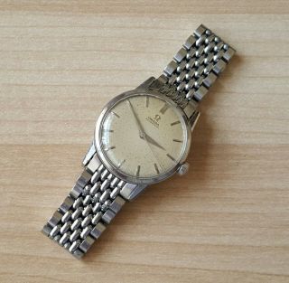 Gent ' s Vintage 1961 Stainless Steel Omega Automatic Wrist watch 2