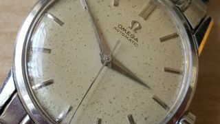 Gent ' s Vintage 1961 Stainless Steel Omega Automatic Wrist watch 3