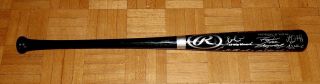 Rare 2017 Houston Astros Team Signed World Series Rawlings Mlb Bat W/coa