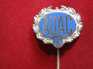 Orig.  Old German Silver Pin Adac Ehrennadel 25