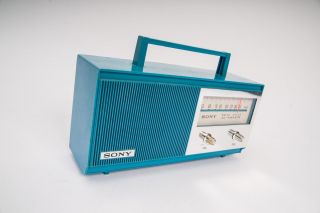 Sony Tr - 628 Historical Radio Blue/green 1950 