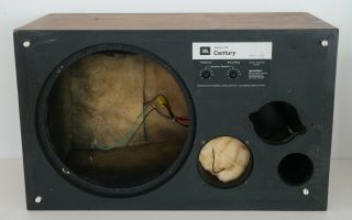 Single Vintage JBL L100 Century Speaker Cabinet with Crossover (1) 3