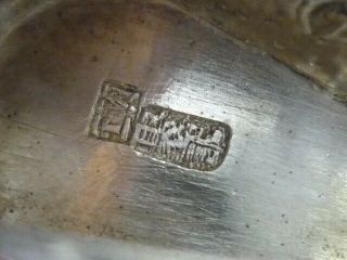 Antique Chinese Hallmarked Solid Silver Boot/Shoe Detail/Quality 7