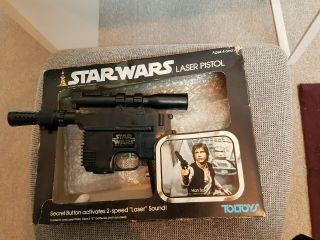 Vintage Star Wars Han Solo Laser Pistol Toltoys Australia