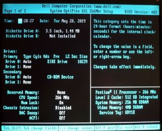 Vintage Dell Optiplex GX1 PC Windows 95 Plus 2x ISA PII 266MHz/10GB/256MB 3